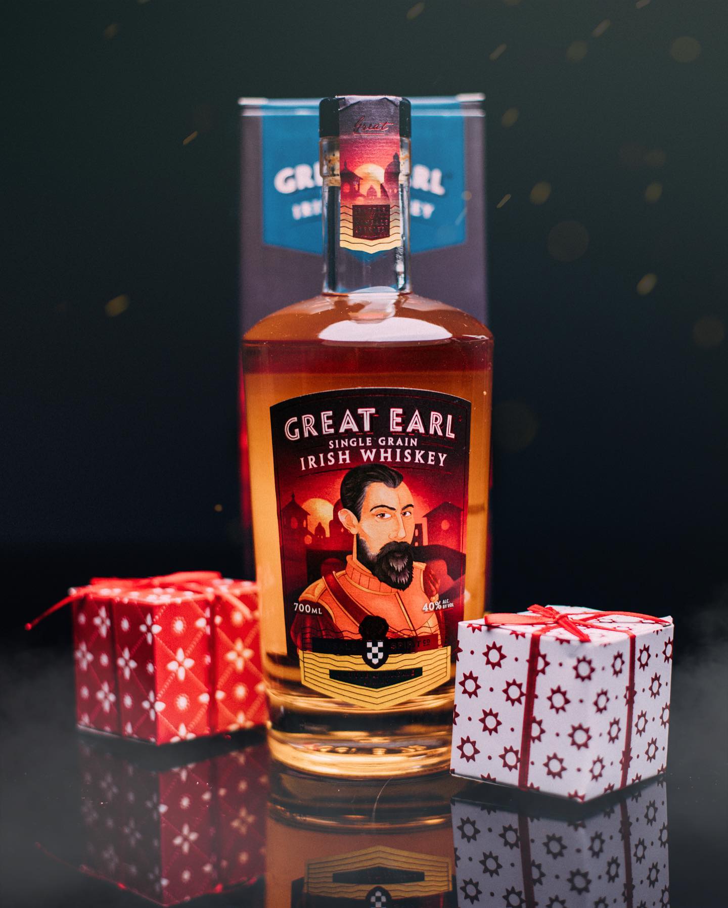 🎁🥃 Great Earl Single Grain Irish Whiskey, triple-casked, defiantly Irish, unflinching like its namesake.

NOSE: 
Subtle hints of cherry, strawberry, rose petal and citrus, layered on top of marzipan, almond and oak notes. Vibrant fruity notes on both the nose and palate.

COLOUR: 
The Rioja wine cask imparts a colour reminiscent of a fine Rose wine.

TASTE: 
It delivers satisfying blends of toffee, vanilla and toasted almonds. These are complemented by delightful notes of cinnamon and clove, typical of spicy riojas.

FINISH: 
This whiskey has a medium bodied mouthfeel that ends in a long, warm and moreish finish. Decent length, with a strong finish. 

Now Available to purchase in selected Off Licences, @supervalu_irl & @centra_irl stores nationwide. 

To learn more & shop now: https://kinsalespirit.com/product/great-earl/

#drinkresponsibly #greatearlwhiskey #irishwhiskey #whiskey #whisky #singlegrain #greatearl #irish #ireland #dram